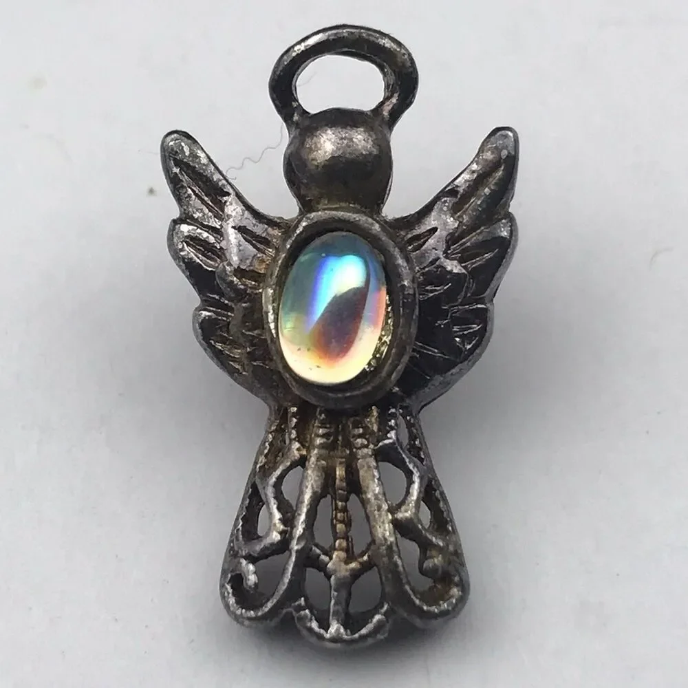 Angel Pin Brooch Vintage Small Christian